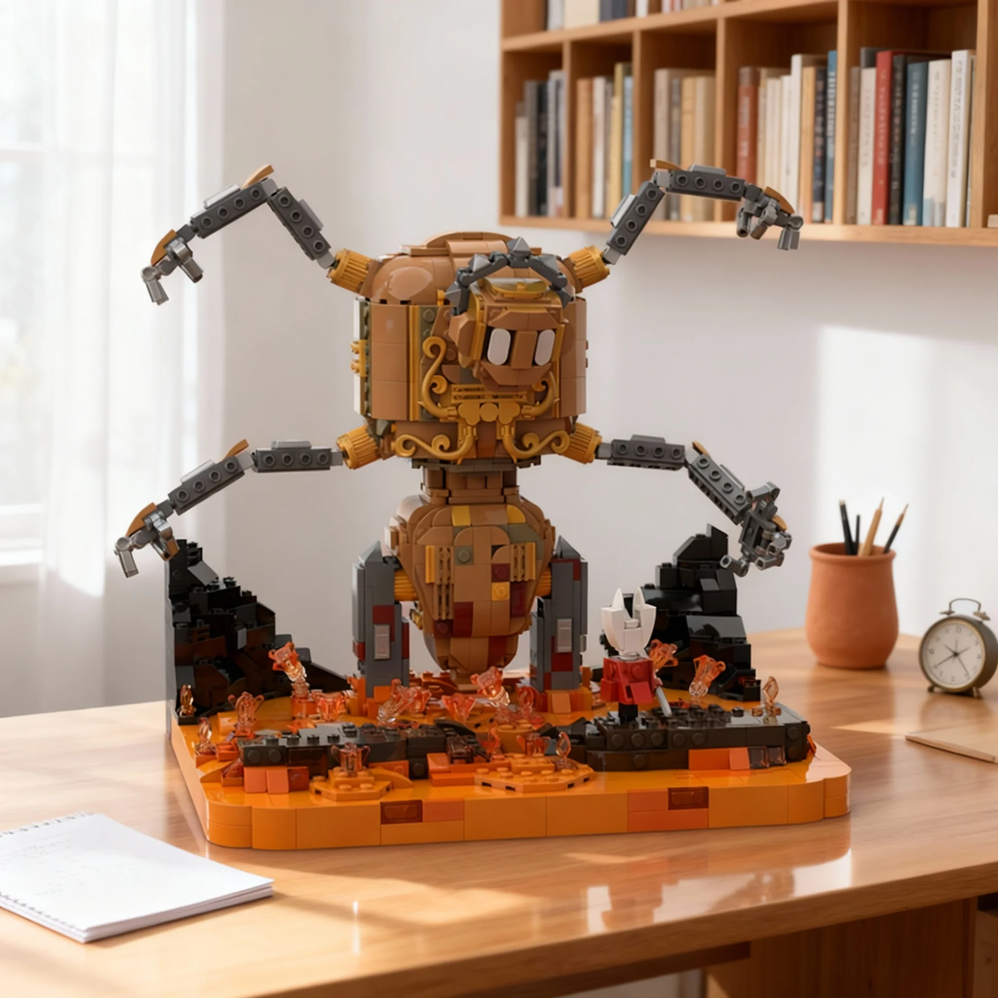 

1568pcs MOC Silksong Fourth Chorus Boss Fight Model Building Blocks Assemble Toys Christmas Gifts Architecture Creative Idea DIY