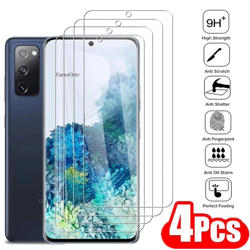 

4Pcs Tempered Glass For Samsung S26 Ultra S25 S24 S23 S21 S20 FE A57 A37 A56 5G A55 A36 A35 A26 A16 A17 A07 A06 Screen Protector