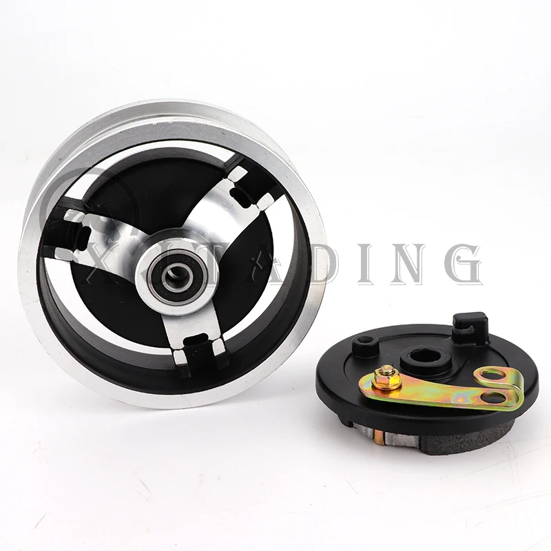 8 inch Alumnium Alloy Wheel Rims Hub With drum brake Fit For 8inch 200x50 200x60 Solid Tyre Tire Electric Scooter Mini Bike