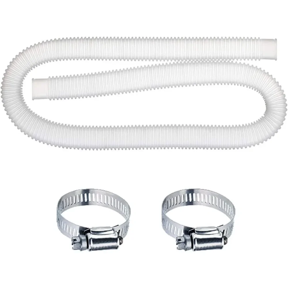 

59" Length Hose 1.25" Diameter Filter Pump Hose for Above Ground Swimming Pools Filter Pump 330GPH 530GPH 1000GPH