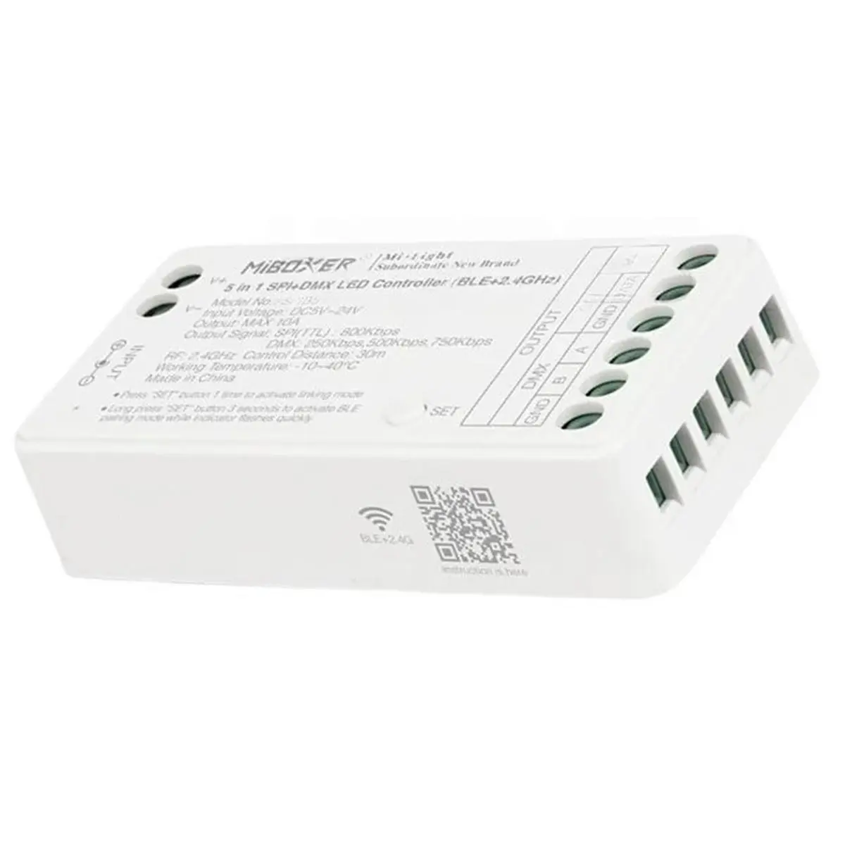 DT38  NEW 5 in 1 SPI+ LED Controller SPIW5(WiFi+2.4G) DC5V-24V B