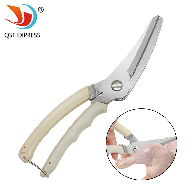 

Kitchen Scissors Stainless Steel Multifunctional Meat Fish Vegetables Chicken Bone Scissors Professional Kitchen Shears Cutter