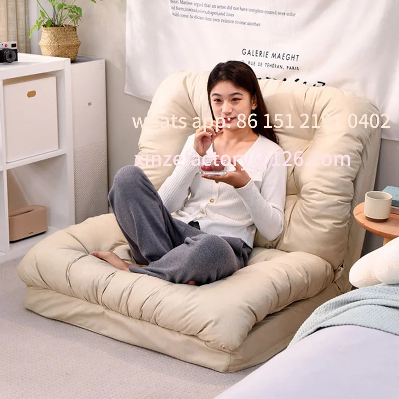 

Customizable Folding lazy sofa for balcony, tatami single sofa, double floor sofa