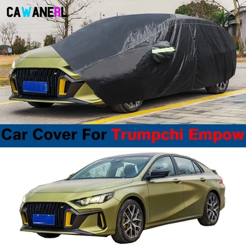 Black car cover waterproof sun shade rain snow scratch prevent auto cover for GAC Trumpchi Empow EMPOW55 2020-2025