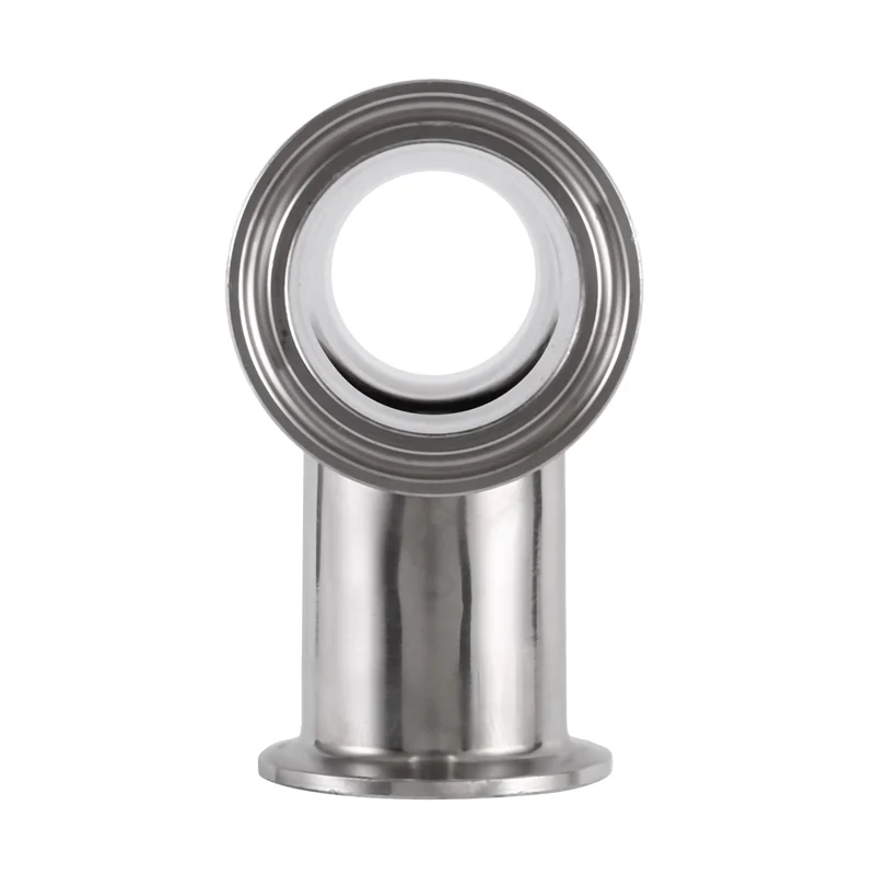 ABRW-3 Pezzi 1.5 Pollici 38 Millimetri Sanitario Tri Morsetto 3 Vie Tee In Acciaio Inox 304 Ghiera Sanitaria Tee Connettore Raccordo Per Tubi