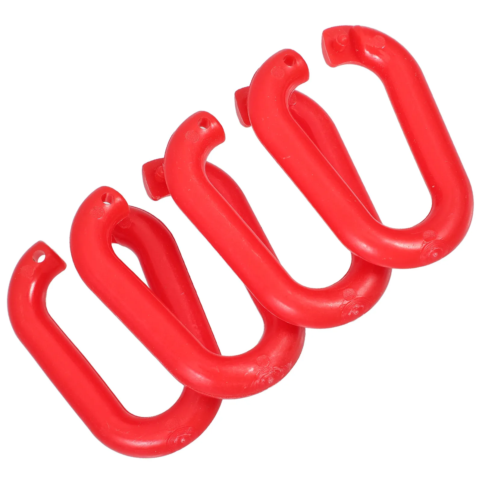 4Pcs Traffic Cone Warning Post Link Plastic Buckle Connector Chain Barrier Safety for Road Parking Construction