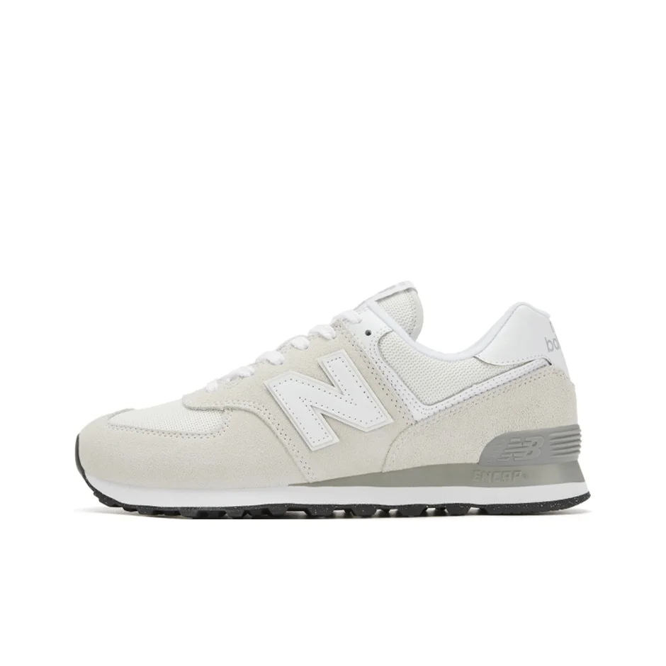 New Balance NB 574 Breathable Low top Casual Running Shoes Unisex Light Gray ML574EVW