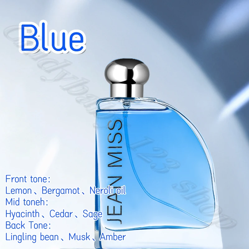 Senior Men\'s Blue Ocean Perfume Fresh Ocean Flavor Fragrance Lasting Mold Body Flavor 100ml