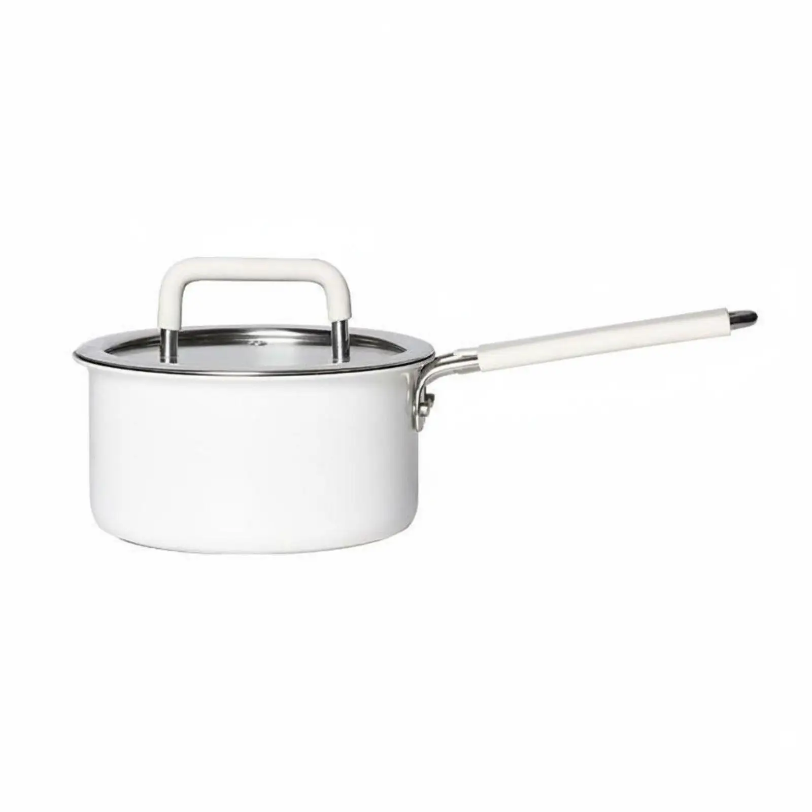 Infant Meal Pot Uncoated Titanium Saucepan for Gas Cooktop, Babies