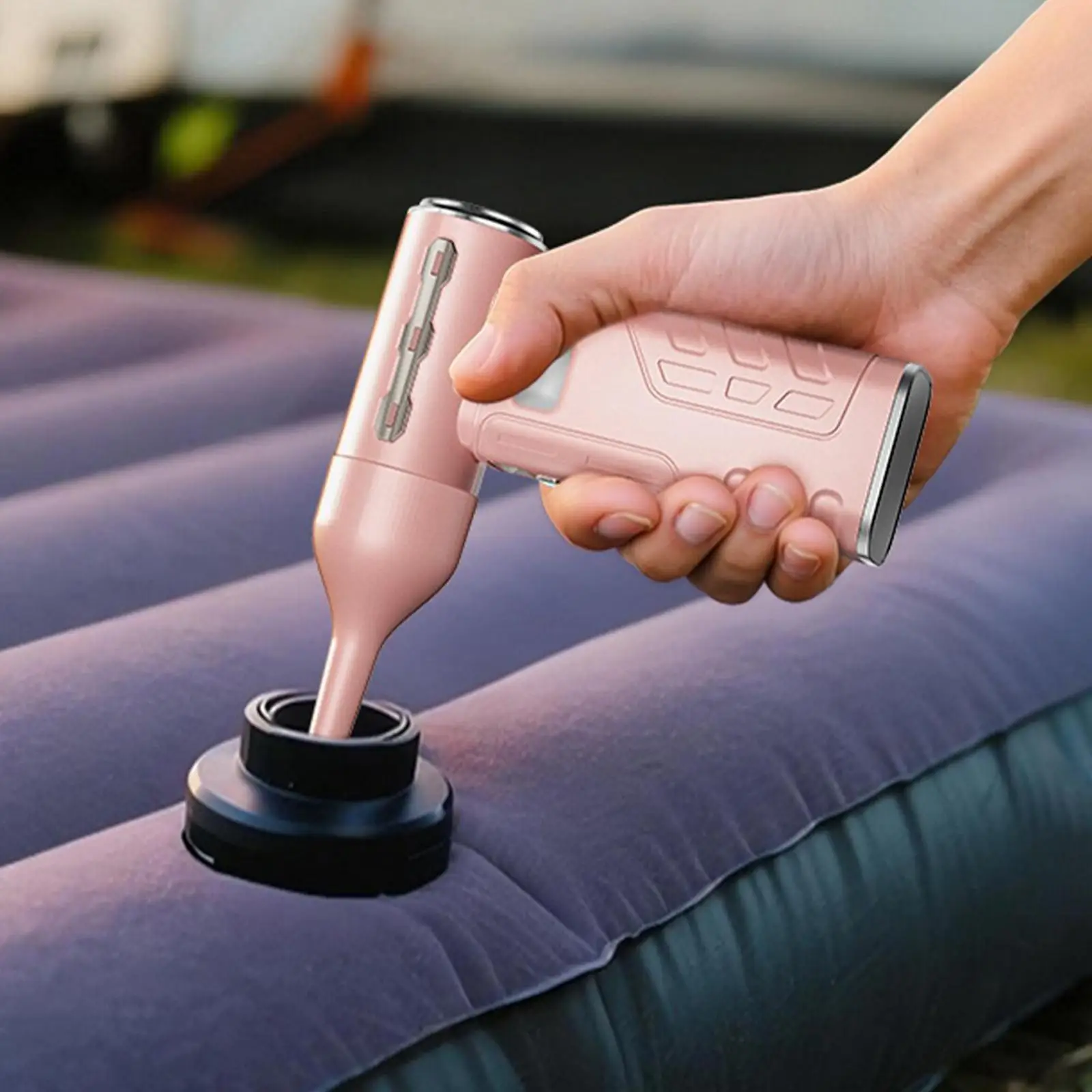 

Портативный ручной вентилятор 130000 об/мин с цифровым дисплеем, 6 регулируемых скоростей, для дома, улицы, автомобиля