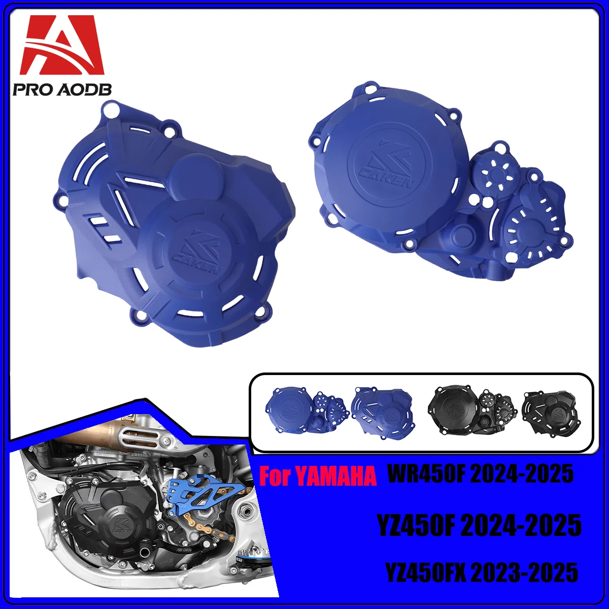 

Motorcycle accessories High quality PA6 Plastic magneto clutch water pump protection cover For YAMAHA WR450F YZ450F YZ450FX 2025