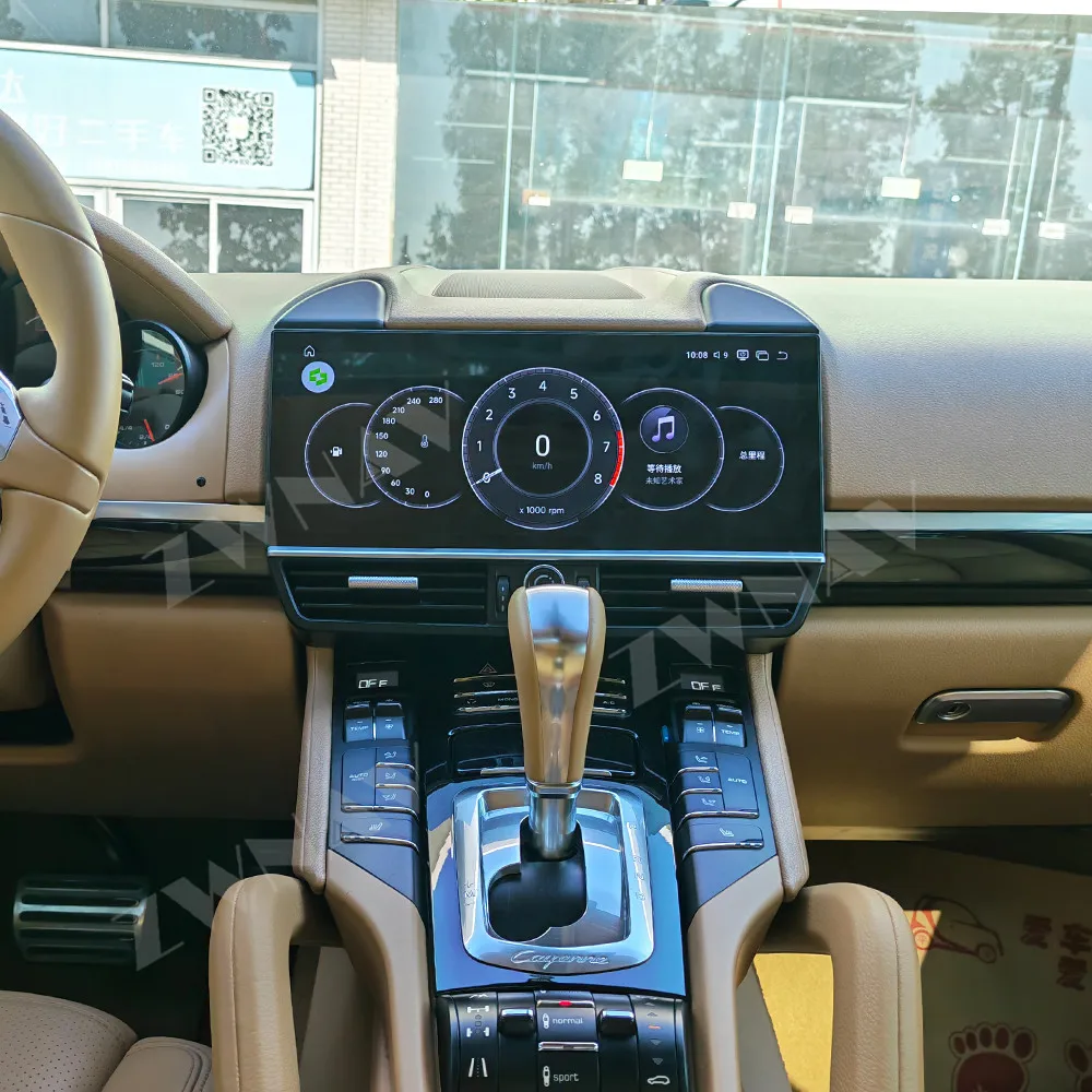 Android 15 12.3 Inch HD Touch Screen For Porsche Cayenne 2010-2016 Car GPS Multimedia Player Car Interior Accessories Head Unit