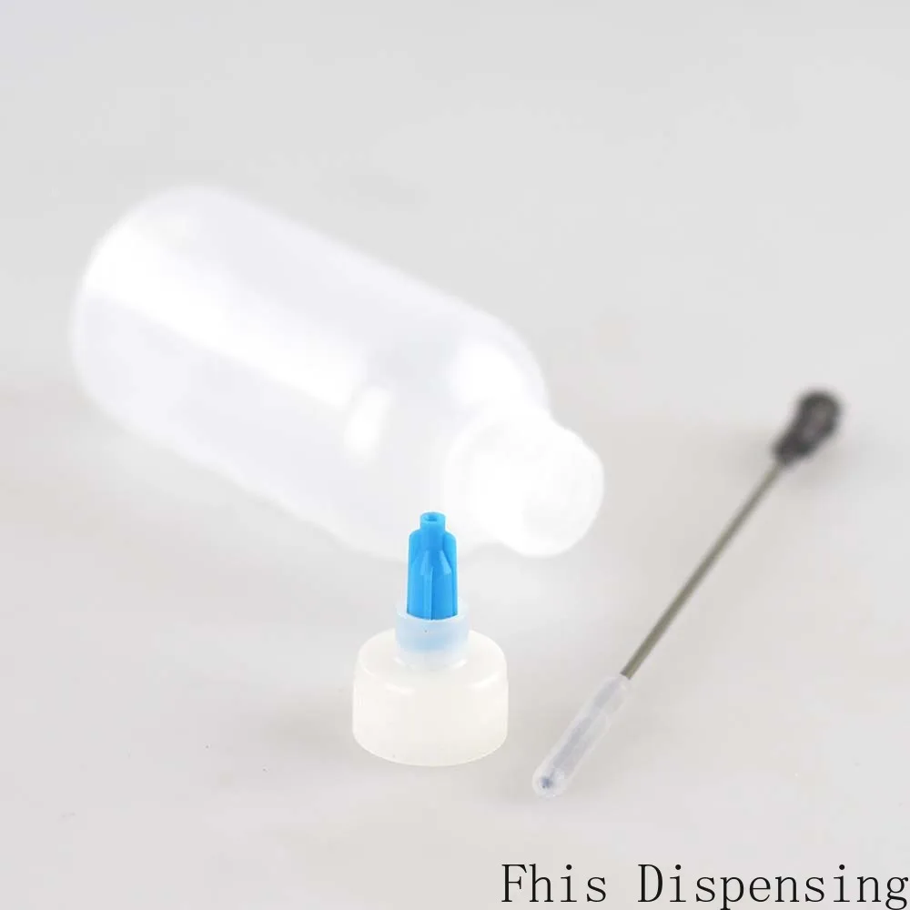 30ml Luer Lock Bottles Needle Tip Plastic Applicator Squeeze Length 10cm 16G Pipe Strong Connection Pack of 2