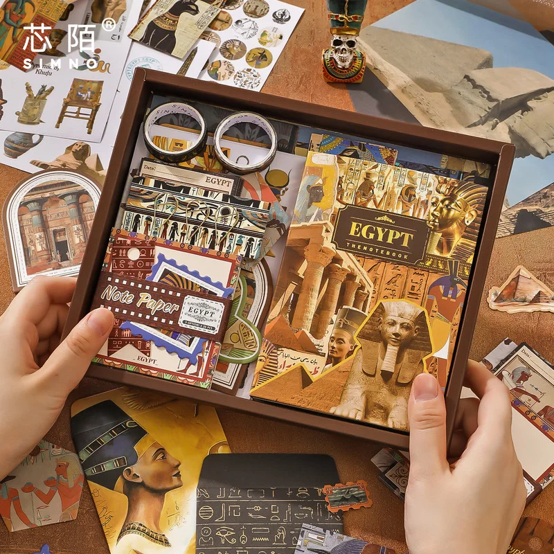 

157 шт./упак., декор, наклейка для скрапбукинга, материалы для домашних животных, комплект в египетском стиле, сделай сам, мусорный журнал, коллаж, фотоальбом, винтажный набор канцелярских принадлежностей