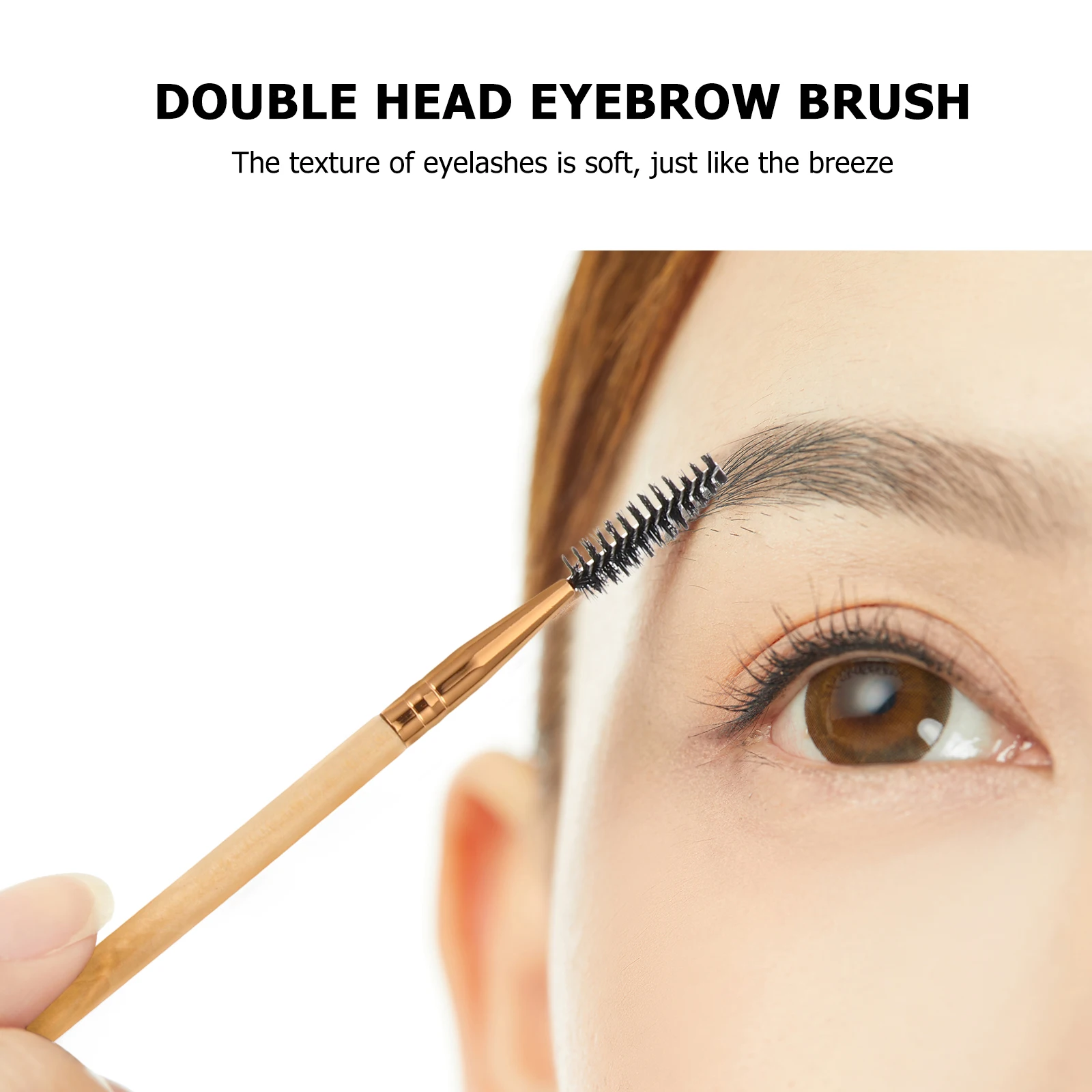 

Eyebrow Brush Mascara Makeup Tools Lash Curling Birthday Gift Double Ended Suits for Women