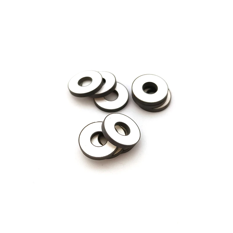 20 pz/lotto OD9.5 x ID5 x T4mm P8 Anello Piezoelettrico In Ceramica