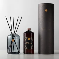 Aroma Collection 500ml Home Fragrance Oil Wet Garden, Westin White Tea Blow Aromatherapy Bottle Black Fibre Rattan Sticks Set