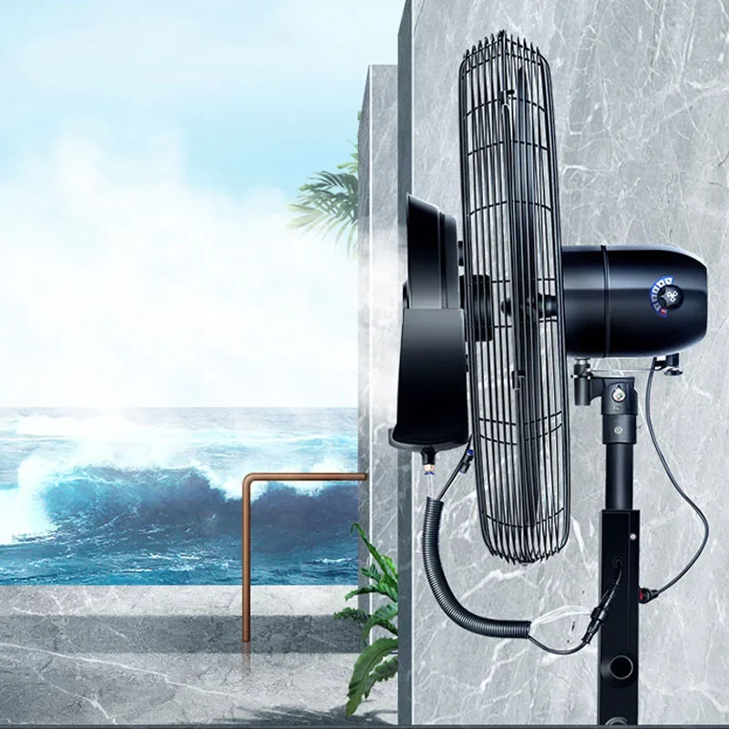 産業用スプレーファン,屋外冷却,ミスト,水加湿,高出力,水噴霧