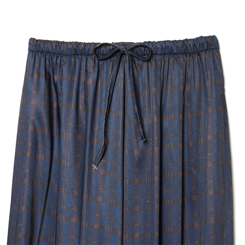 سراويل نسائية عالية الشارع منقوشة منتفخة غير رسمية لخريف وشتاء 2025 مجموعة جديدة سراويل عصرية #6