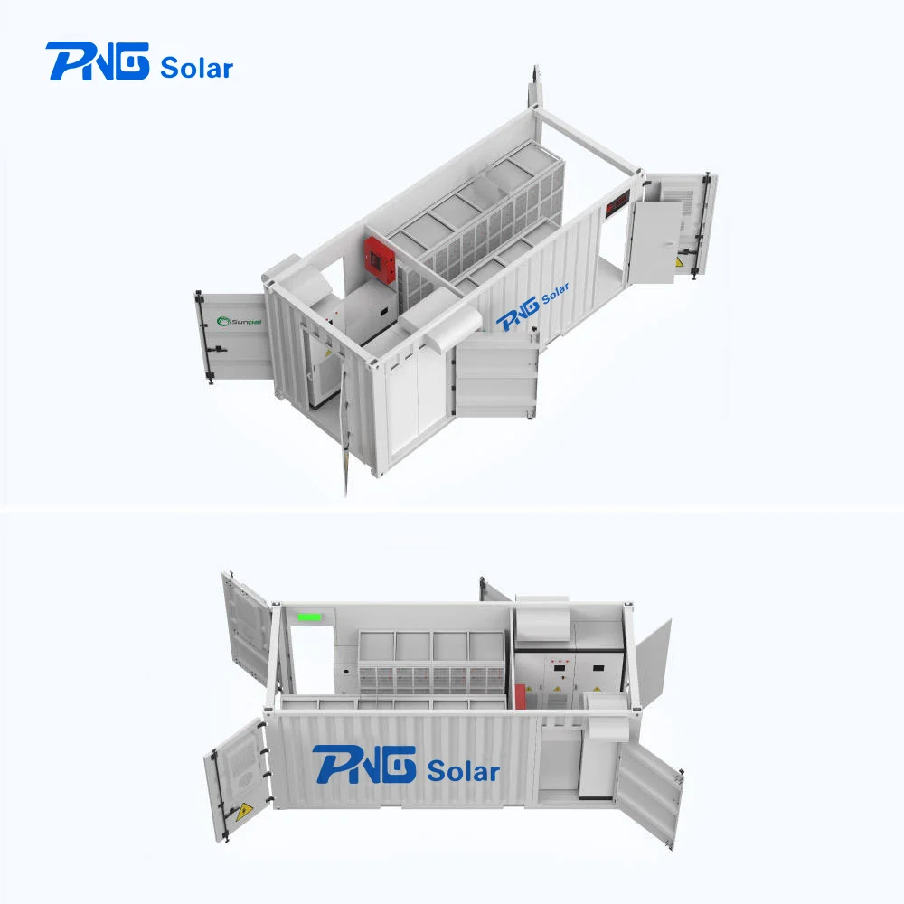 PNG Industrial Solar Lithium Ion Battery Storage System 1MWH Commercial 40Ft Container with Liquid Cooling IP65 Protection