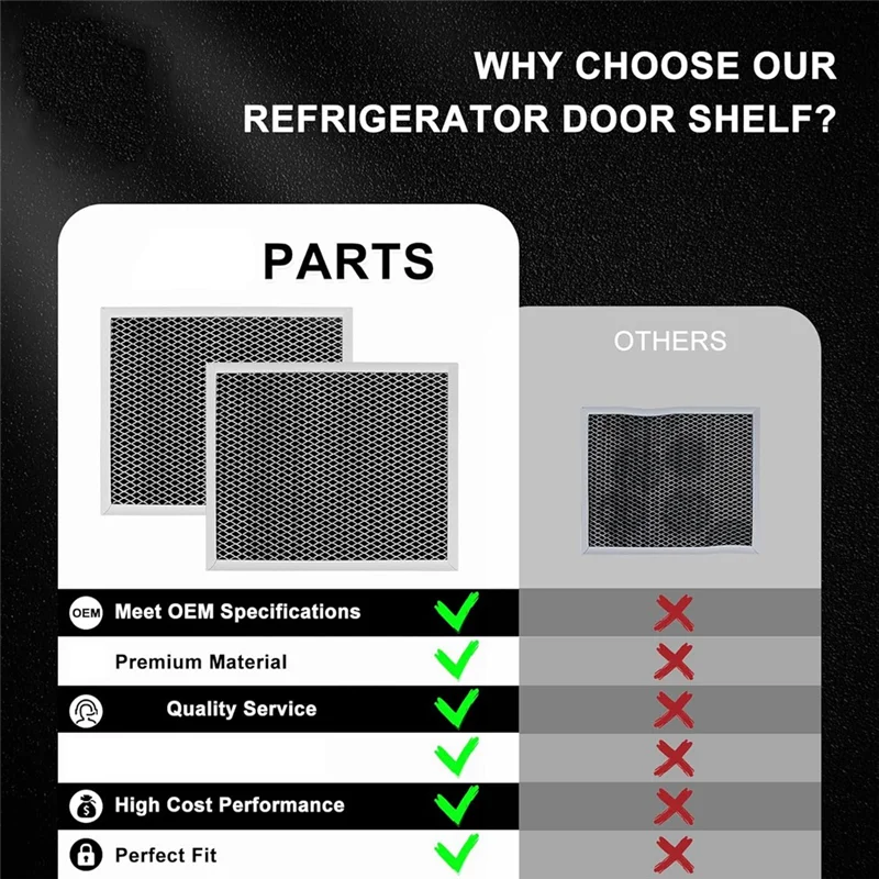 Стабильный сменный фильтр 2 шт. для B.Roan 970076, фильтр вытяжки 41F 10,5 x 8,75 дюйма для вентилятора плиты