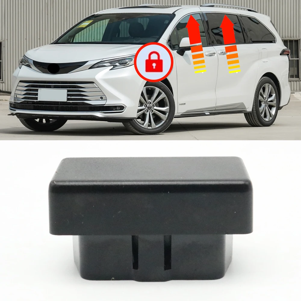 

Car OBD Electric Window Lifter Closer Automatic Speed Lock Control Device Module For Toyota Sienna XL40 2020-2024