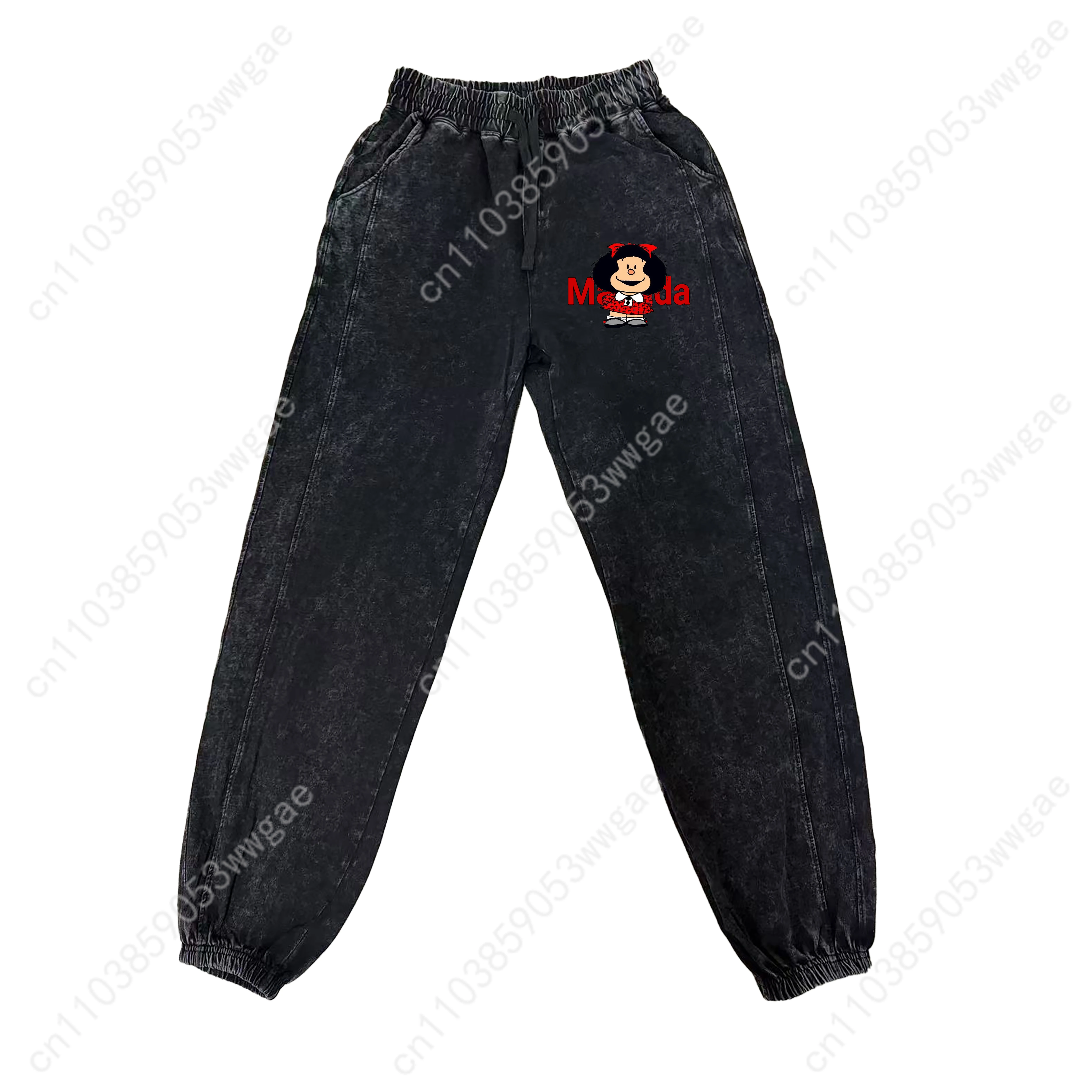 Mafalda Pants Mens Womans Teenagers Retro Vintage Trousers Cotton High Quality Elastic Sweatpant Custom Made Pant With Pocket