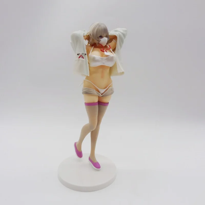 27cm Beautiful Standing Position Female Nurse Cartoon Figure Model Statue Collection Desktop Decoration Ornament Toys