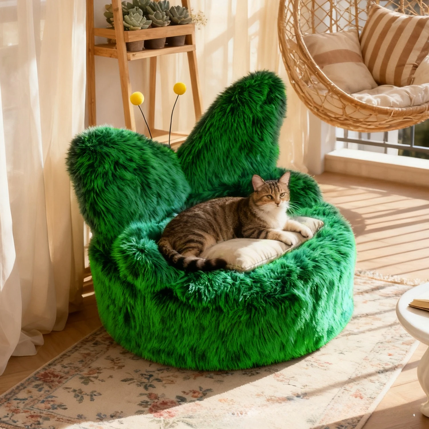 Internet celebrity pet furniture, cat dog rest recliner cat bed kennel small dog winter warm sleeping sofa