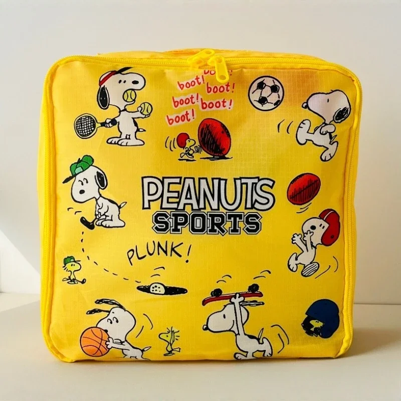 

3Pcs Snoopys Cute Cartoon Printed Cosmetic Storage Bag Portable Travel Clothes Packing Organizer Pouch for Outdoor Daily Trip