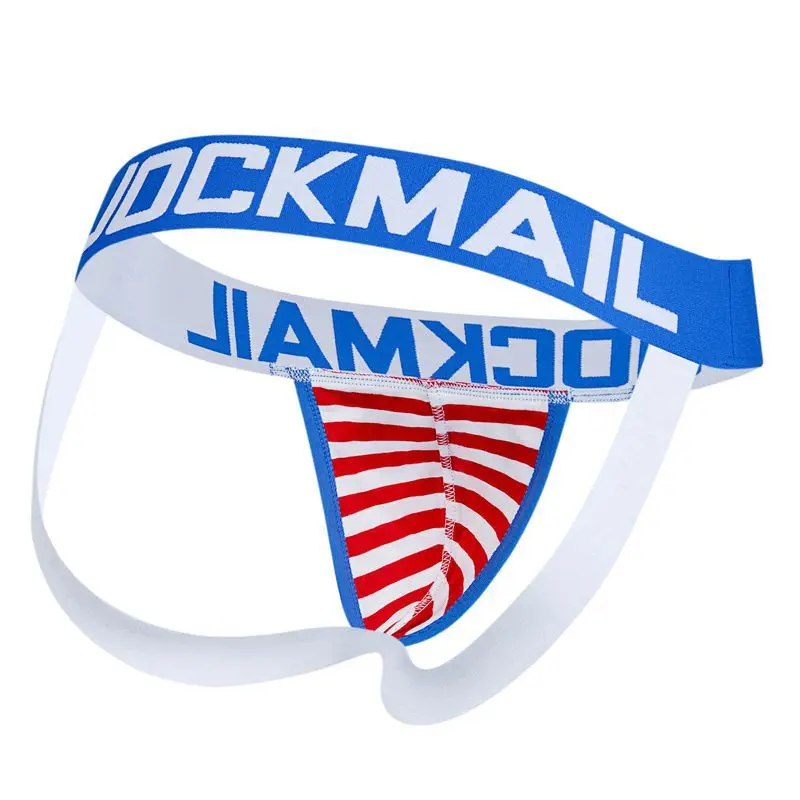 Jockmail Mens Underwear Thong Ultra Sexy Double G String Cotton Sweat Wicking Erotic Lingerie Ultra Hot Sissy Jokestraps Panties