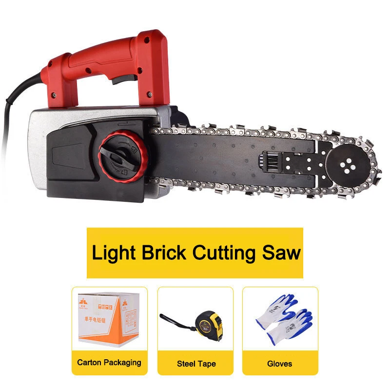 Brick Cutting Machine 5 Gear Variable Foam Brick Aerated Block Brick Breaking Machine Portable Light Brick Cutting Chain Saw