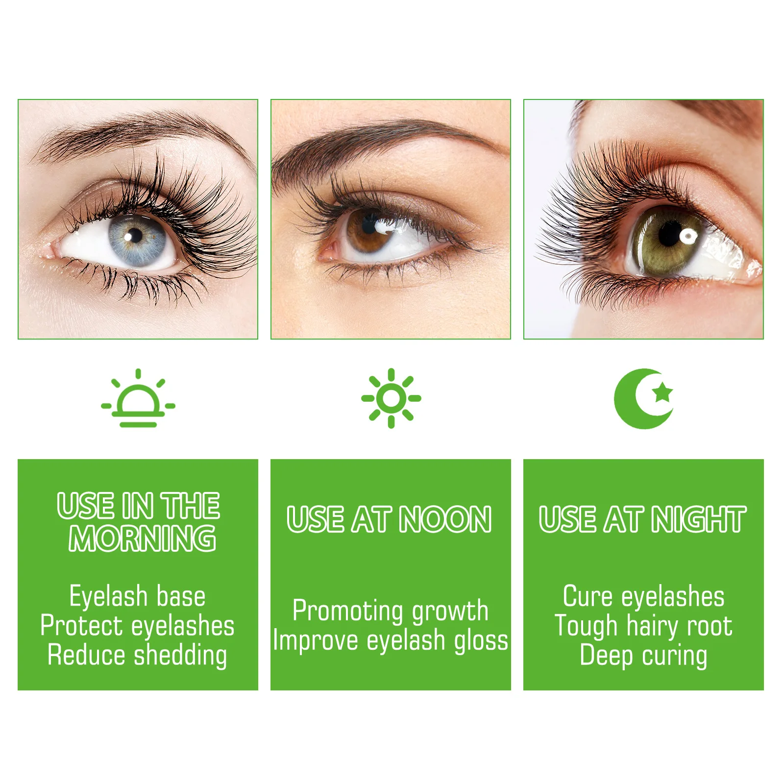 Castor Oil Eyelash Essential Growth Thick Longer Nourishing Enhancer Moisturize  Liquid Lash Extension Curl Without  Trace