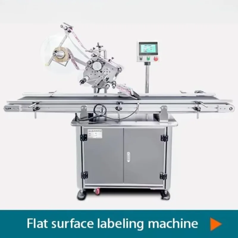 Automatic Cylindrical Labeler for Glass Jars of Cherry Tomatoes and Arugula, Round Bottle Labeling Machine for PCR Bottles