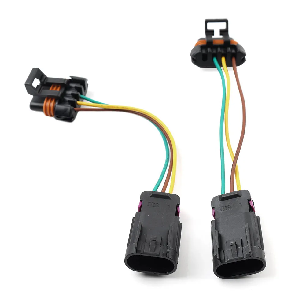​2Pcs Headlight Harness Plug Repair Kit For POLARIS Replaces 2411711 2411712