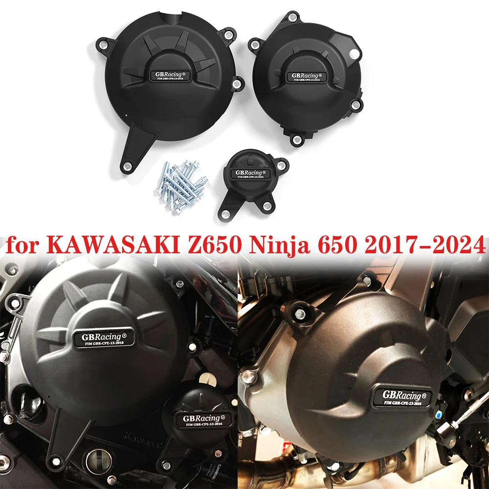 

Motocross Accessorie Engine Cover Protection for KAWASAKI Z650 Ninja 650 2017-2024