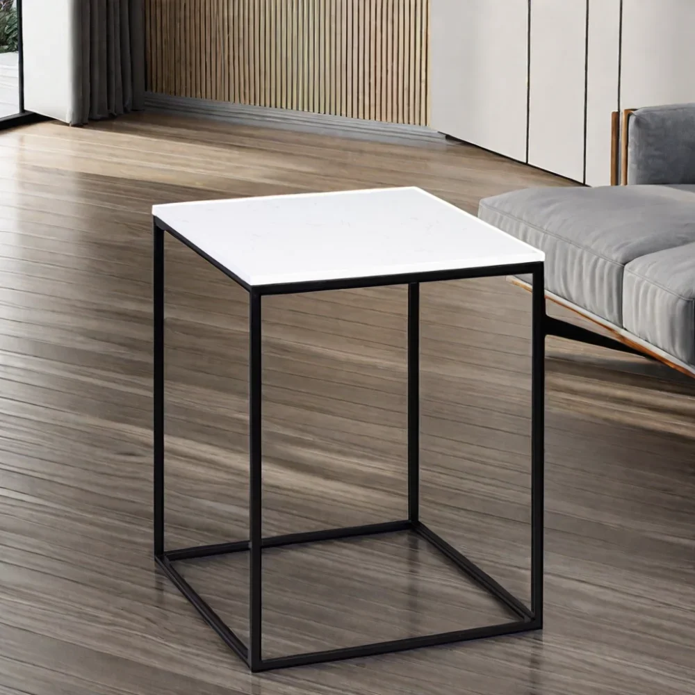 

-Wholesale Oak Metal Frame Rattan Top Japanese Style Decorative Side Table Set For Home Living Room Furniture
