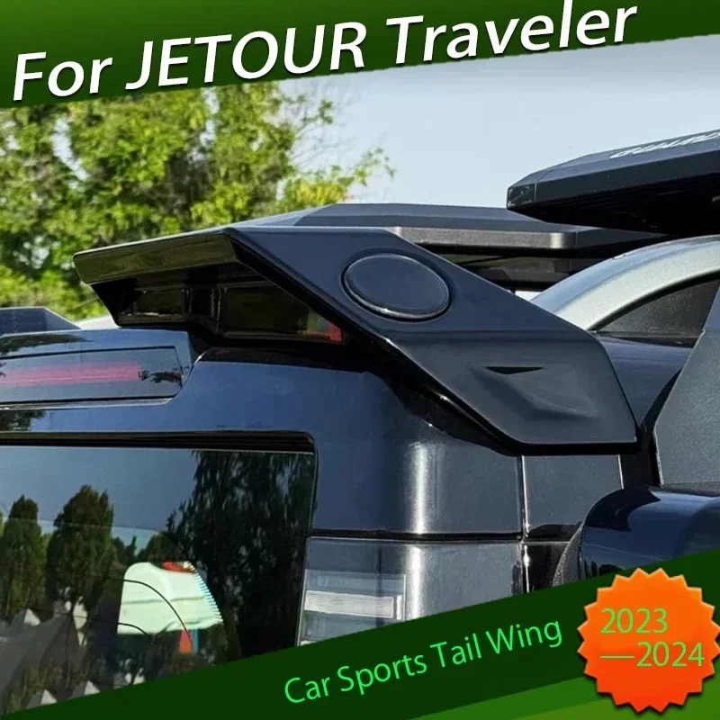 Car Rear Wing Top Wing Fit for CHERY JETOUR Traveler T2 2023 2024 Modification Roof Fixed Wing Car Exterior Accessories