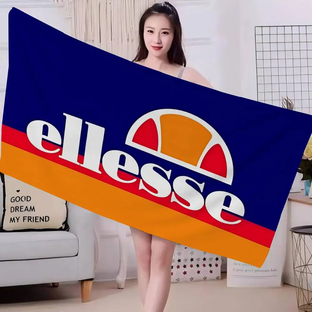 E-Ellesse-Toalla de natación de playa con logotipo de la marca, toallita absorbente suave, regalos para niños, viajes, Camping, gimnasio