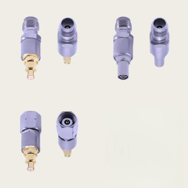 1pcs/lot 2.4MM to SMP Male plug & Female jack Millimeter Wave Stainless Steel 40G High Frequency Test Adapter ﻿