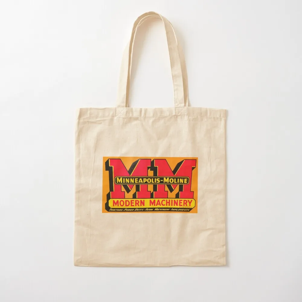 Minneapolis Moline Modern Machinery Tote Bag university shopper bag Eco bag cute pouch
