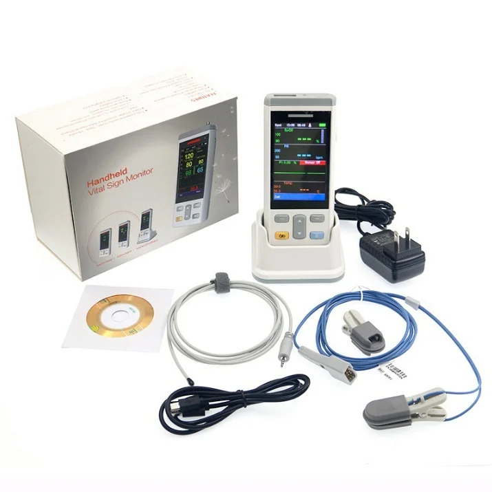 Portable High-precision Veterinary 3-parameter Oximeter, Professional Animal Vital Signs Monitor Dedicated for Pet Hospitals