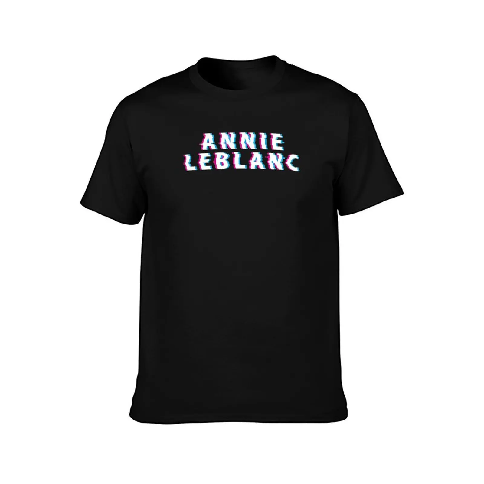Annie LeBlanc Glitch (White) T-Shirt Outdoor Sports Short Sleeve Top
