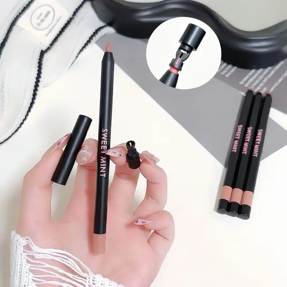 For Sweet Mint Eyeliner Pencil Creamy Smooth Texture Long Lasting Waterproof Eye Makeup Tool For Silky Daily Under Eye