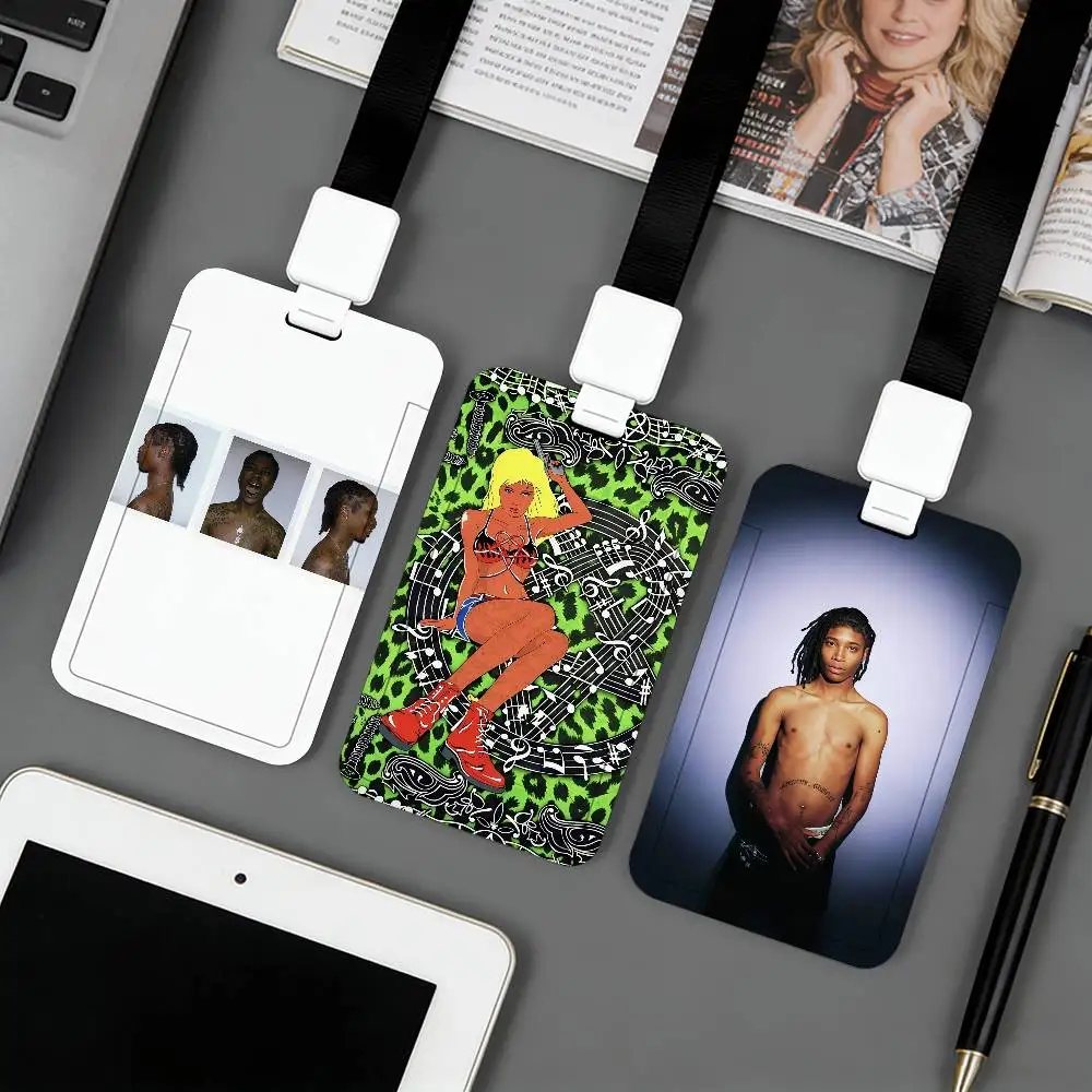 Rapper N-Nine V-Vicious Badge Card Holder Student ID Case Daily Use Subway Commute Work Cover Office School Bus Protector