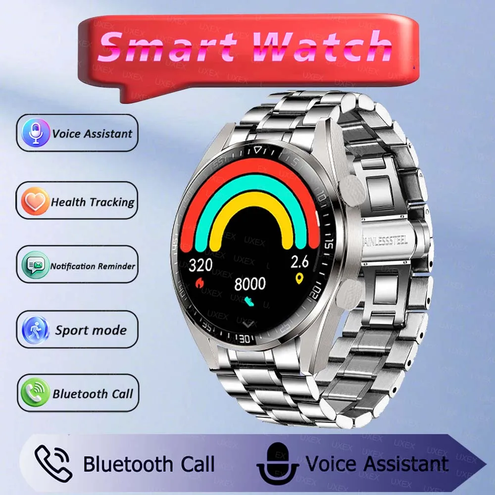 

Hombre Commerce Смарт-часы Беспроводной трекер для звонков и здоровья Пользовательские фото 1,52 HD Часы Рождественский подарок Часы Женские классические