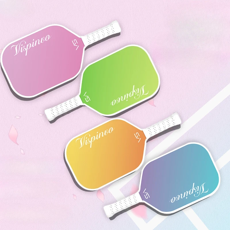 Pickleball paddleT700 ألياف الكربون، سطح بلوري 16 سم وافق Usapa خفيف الوزن للمنافسة الرياضية الخارجية مضرب كرة البيسبول #1