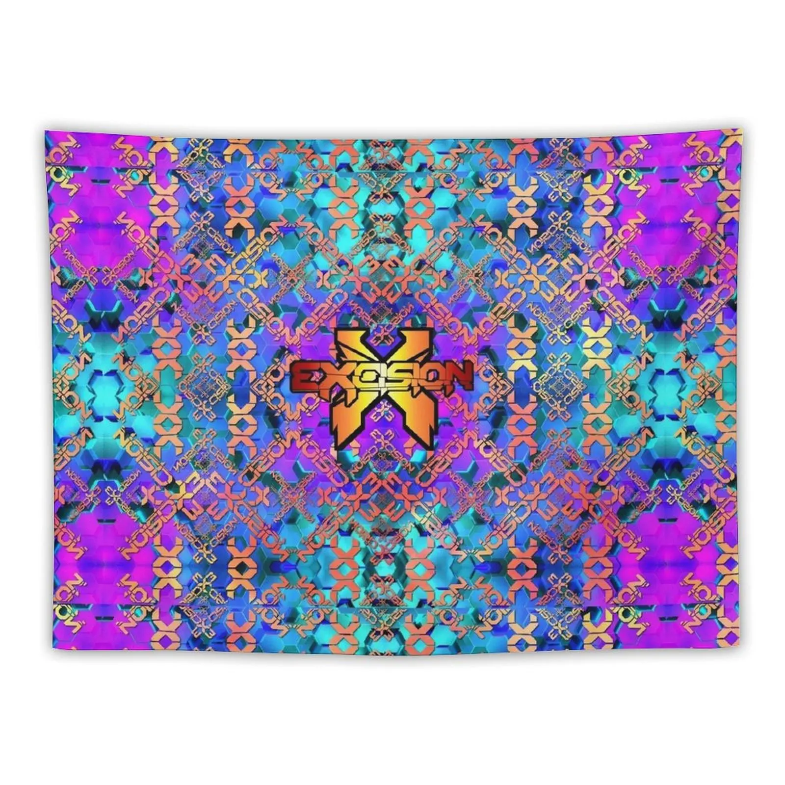 

Excision Psychedelic Neon Kaleidoscope Fan Art Wallpaper Tapestry Room Decorator Room Decor Decoration Bedroom Tapestry