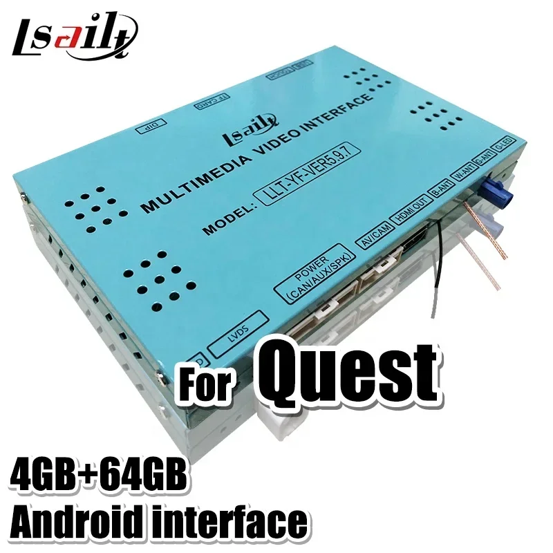 

4GB PX6 Wireless CP AA Module for Nissan Quest Elgrand 2011-2018 Multimedia Video Interface By Lsailt