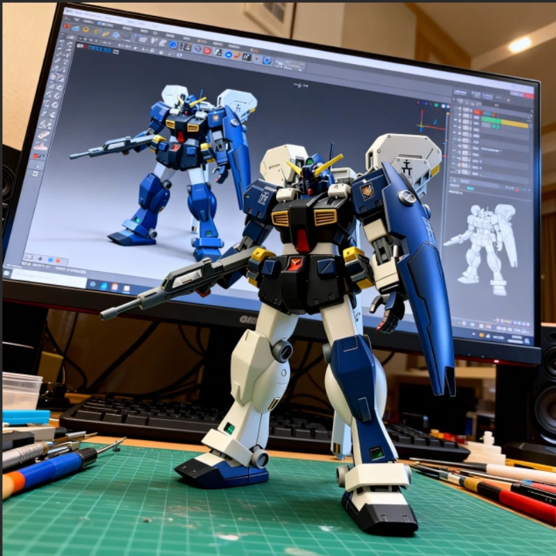

Bandai Gundam Hguc 069 1/144 Tr1 Rx1212 Hazel Custom Model Kit Подвижные шарниры в сборе Коллекционная фигурка Игрушка-робот